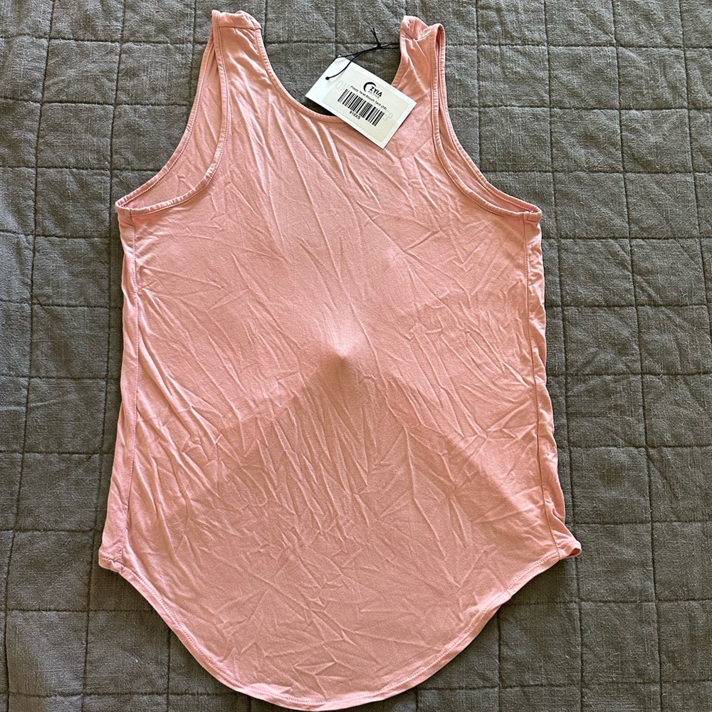 ZYIA Poppy Twist Slouch Tank (NWT)